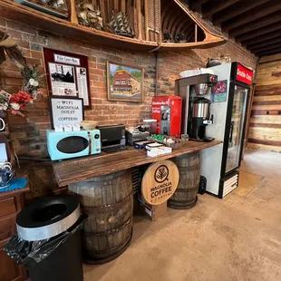 a coffee machine and a coffee maker