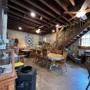 the interior of a coffeehouse