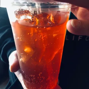 Lotus Sunrise energy drink