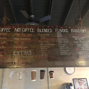 Step inside for the menu!