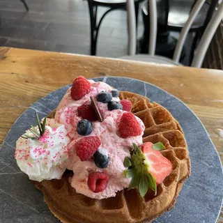 Pinky Strawberry Waffle
