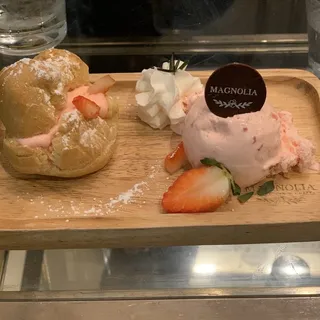 Strawberry Choux Cream