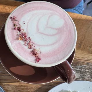 Rose Tea Hot Latte