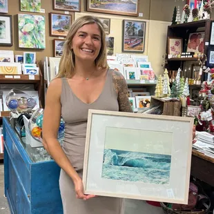 Love it when local artists drop off their originals!
