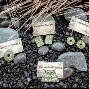 Jewelry by Big Island artist Blue Cinder Biologica