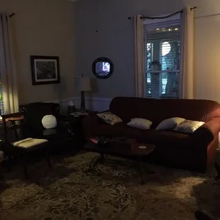 The cozy living room