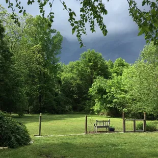 even when the skies are gray, the landscape is calming and beautiful