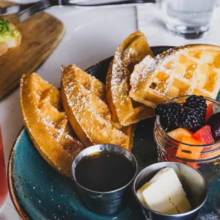 Belgian Waffles at Brunch