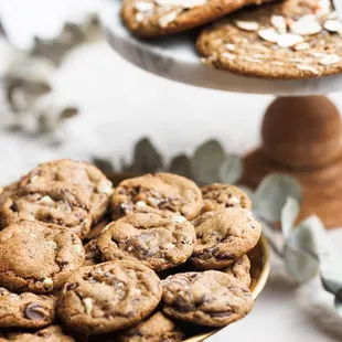 Mini Mint Chocolate Chip Cookies with Andes Mints. Move over Girl Scouts, theres a new mint cookie in town. Super delish, sold by the dozen.