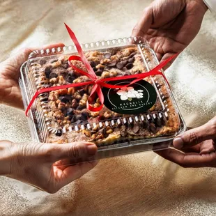 Grandma BB's Sour Cream Coffee Cake - Perfect gift for birthdays, holidays, any days. Super moist with chocolate, walnuts, cinnamon &amp; sugar