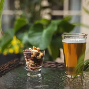 Have a beer in the courtyard and enjoy the atmosphere