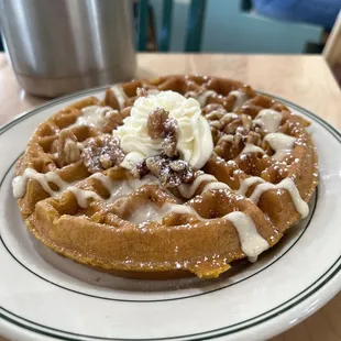 Pumpkin waffle