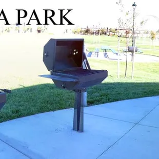 BBQ's can be found at all three gazebos. - "Nice!"