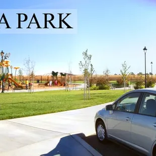 Playground &amp; Parking Lot (Parking also permited around the perimeter/block as well.)
