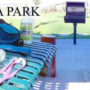 Three gazebos, each with BBQ's! - "Shade?!... YES, please!!"