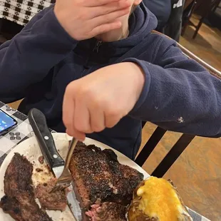 Bo said it&apos;s the best steak in town!!