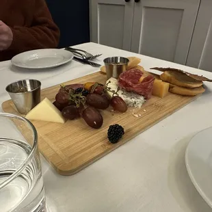 2/3 eaten Charcuterie board