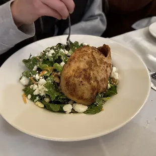 Chicken Milanese salad