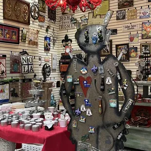 a display in a store