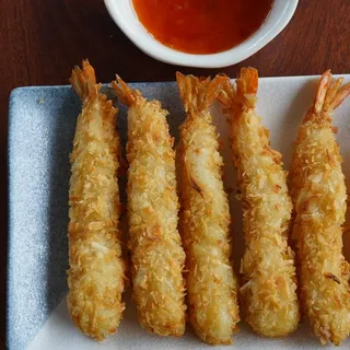 7. Coconut Prawns