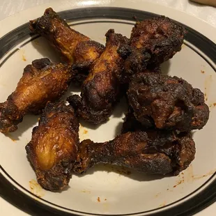 chicken wings on a plate