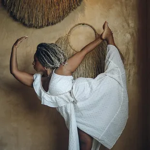 Ajax the owner leading a retreat in Tulum, Mexico