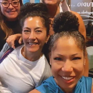 Here we are excited to join the 6:15am class.