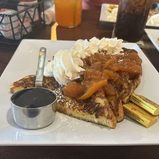 Peaches and Cream French Toast