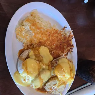 Fried Tomato Benedict