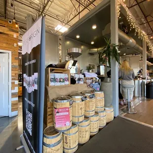 barrels of coffee