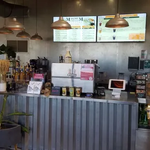 The counter.