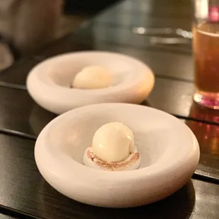 Frozen lemon marshmallow
