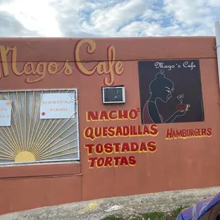 Quaint exterior to a good Mexican Food place.