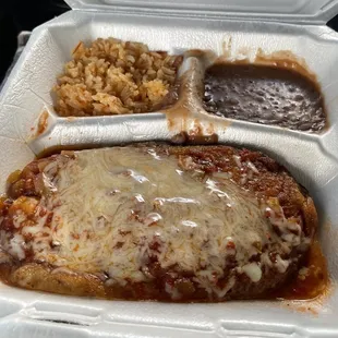 Cheese chile rellenos.