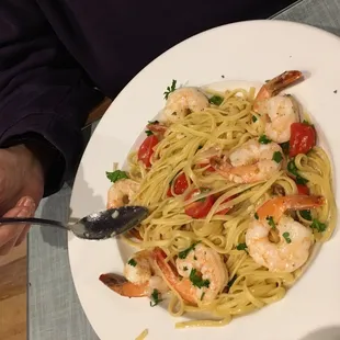 Shrimp scampi