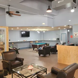 a billiards pool table