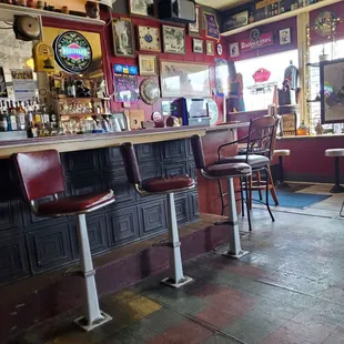 the interior of a restaurant