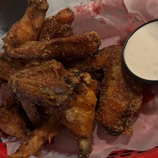 Chicken wings- shaken