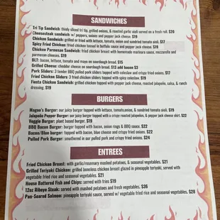 Menu - Back
