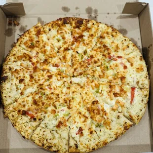 a pizza in a box