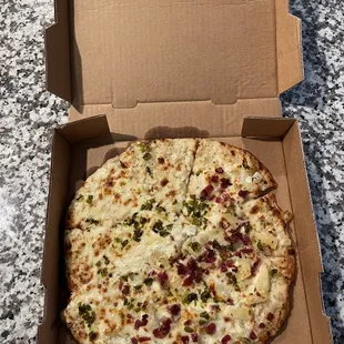 pizza, food