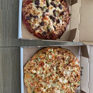 Tikka Pizza and Chappli Kabab Pizza