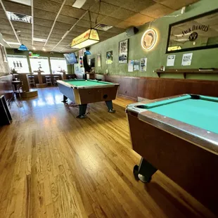 Pool table area