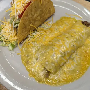 Close enough to New Mexico that the green beef enchilada is authentic and delicious