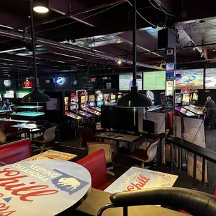 Inside more arcade games