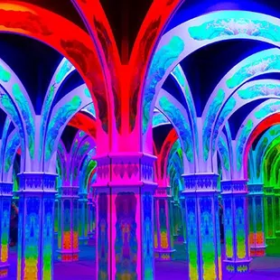 Expand your horizons in a maze of mirrors and colors