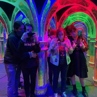 Mirror Maze selfie