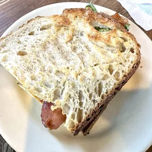 Asiago breakfast panini