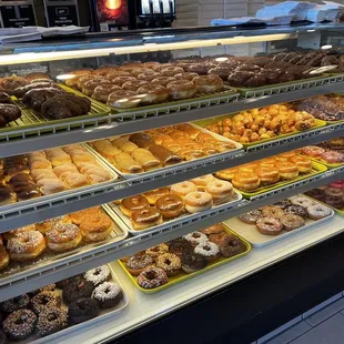 a variety of donuts