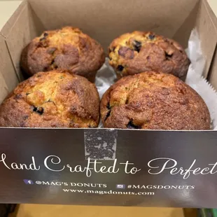 Four Fantastic Blueberry Muffins